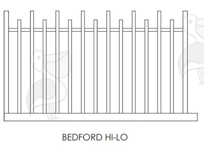 Bedford Hi Low Plug Sliding Gate