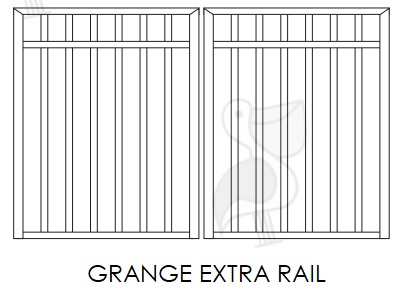 Grange Extra Rail Double Gate