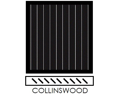 Collinswood Design 65x16 Slats on Angle Framed