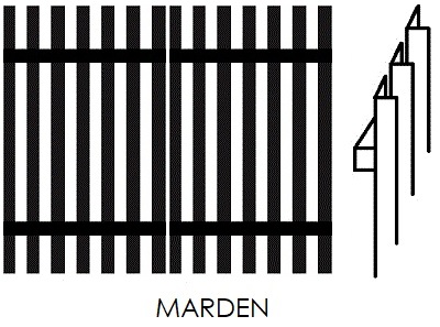 Marden 50x50 Angle Double Gate